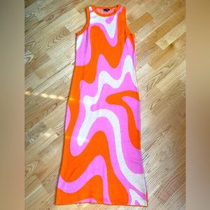 Geometric midi Dress